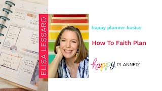 Happy Planner Basics Faith Planning [upl. by Klarika]