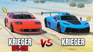 GTA 5 ONLINE  KRIEGER BPX32B VS KRIEGER WHICH IS FASTEST [upl. by Niryt]