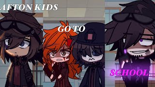 AFTON KIDS GO TO SCHOOL  FNAF Gacha  REMAKE [upl. by Hedy]