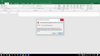 Microsoft Office has identified a potential security concern [upl. by Annahoj]