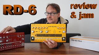 Behringer RD6 plastic analog  review amp jam with TD3 [upl. by Barvick]