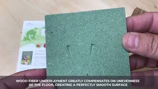 WOOD FIBER UNDERLAYMENT COMPILATION [upl. by Rue]