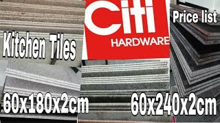 CiTi HARDWARE KITCHEN GRANITE TILES  JULY 2020  Tile Prices In The Philippines [upl. by Shaeffer]