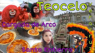 TEOCELO Veracruz México Cargada de Arco Floral de 3 toneladas y 17 metros para Santo Entierro [upl. by Carlye8]