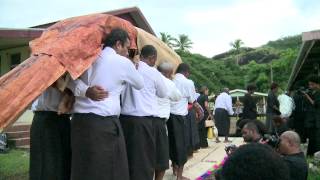 Arrival of the Funeral Cortage of the Late Tui Macuata [upl. by Cosette710]