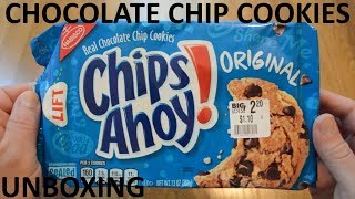 Unboxing Nabisco Chips Ahoy Original Chocolate Chip Cookies [upl. by Okimik]