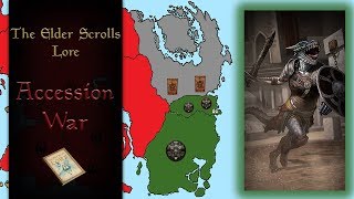 quotThe Accession Warquot explained with map  The Elder Scrolls Lore Argonian invasion of morrowind [upl. by Colas]