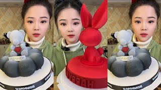 CHINESE MUKBANG SWEET FOOD CAKEXiao Yu Mukbang Bingxin666 Mukbang EATING SHOW [upl. by Halimaj]