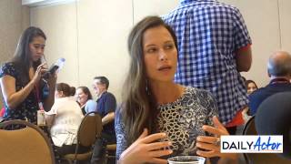 Rhona Mitra talks The Last Ship at ComicCon [upl. by Lj]