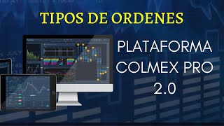 Tipos de Ordenes Plataforma Trader Evolution Colmex Pro 20 [upl. by Atinaujnas]