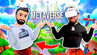 EXPLORING HORIZON WORLDS METAVERSE IN VR On Meta Quest 2 [upl. by Buehrer]