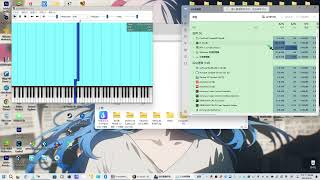 Lag test SUPER Overlapping Piano MIDI tester v3 [upl. by Yerfoeg]