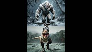 Yeti vs T Rex vs Gaint Creatures Godzilla Wendigo King Kong Werewolf Dainasour mammoth alien [upl. by Ahker]