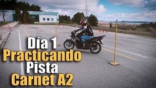 CARNET A2 Examen de pista EXPLICADO PASO POR PASO Sigue vigente en 2024 Kira Moto [upl. by Robenia]