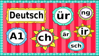 Deutsch A1 Phonetik  Aussprache  German lesson phonetics  letter combinations [upl. by Ytteb750]