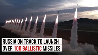 Russia on track to launch over 100 ballistic missiles per month [upl. by Ahsitam]