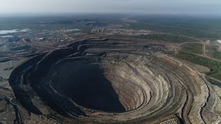 Siberias Diamond Mines Leave Gaping Holes In The Planet [upl. by Yerdua]