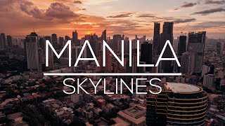 From Rockwell to Makati Skyline  Manila  4K HDR [upl. by Maribeth988]