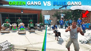 Shinchan Green Gang VS Franklin Blue Gang Training In GTA 5 [upl. by Daniala478]