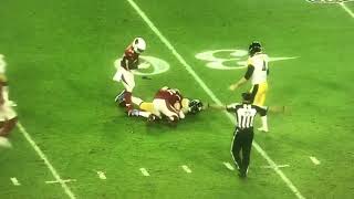 Steelers fake punt blown up against Cardinals [upl. by Jazmin]