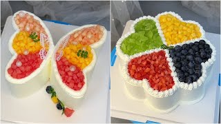 Beautiful FlowerShaped Cake Decorating Tutorial  Easy amp Creative Ideas [upl. by Dillon159]