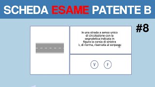 SCHEDA ESAME PATENTE B 2024 8 [upl. by Fayette482]