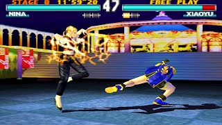 Tekken 3  Nina Williams  Arcade Mode [upl. by Leonardi]