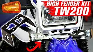 Yamaha TW200 Tusk High Fender Kit [upl. by Anneiv702]