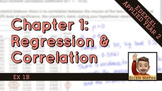 Regression amp Correlation 3 • Calculating PMCCr • Stats2 Ex1B • 🎲 [upl. by Yerfej]