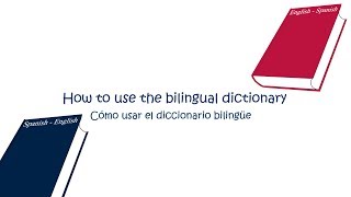 Como usar el diccionario ingles español [upl. by Katy]