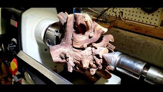 Mangled Manzanita  Wood Turning [upl. by Oloap93]