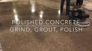 How To Prep Grout amp Polish Concrete [upl. by Aron]