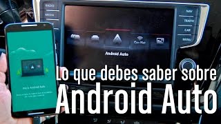 Android Auto cómo conectar tu smartphone a tu coche [upl. by Wainwright]