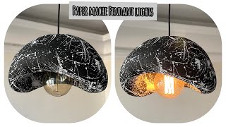 DIY Wabi Sabi Decor  Create a Stunning Black and White khmara Pendant Light [upl. by Shanda]