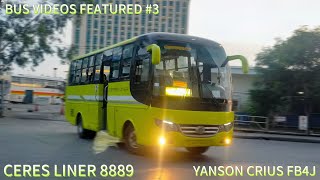 Bus Videos Featured 3 Ceres Liner 8889 [upl. by Brote]