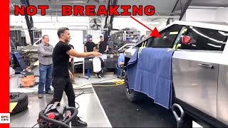 Tesla Cybertruck Window NOT Breaking During Demo [upl. by Nickelsen]