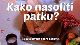 Kako pravilno nasoliti patku [upl. by Tabbitha]