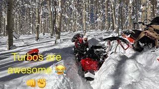 Epic Tricks and Stunts on Snowmobiles sledding stunts [upl. by Yrellav302]