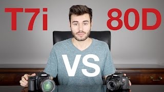 Canon T7i 800D Vs 80D [upl. by Ilohcin]