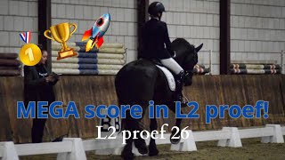 MEGA score in L2 proef 26  7433 [upl. by Pancho328]