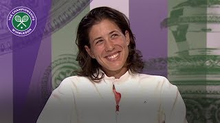 Garbiñe Muguruza Wimbledon 2017 final press conference [upl. by Nalyt]