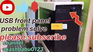 USB not work for windows 10  🖥⌨️USB front panel problem solve for Windows [upl. by Recneps]