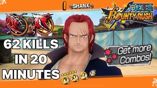 BOOST 4 FILM RED SHANKS  20 MINUTES OF COMPLETE DOMINANCE  ONE PIECE BOUNTY RUSH  OPBR [upl. by Shirlee]