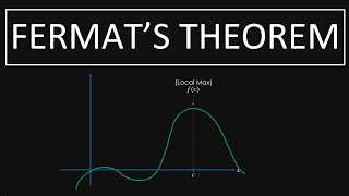 Calculus  Fermats Theorem Stationary Points Explanation and Proof [upl. by Andreana233]