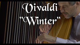 Vivaldis quotWinterquot arranged and performed on the harp [upl. by Rikahs]