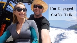 Im Engaged amp How to Eat on Vacation  Coffee Talk with Z [upl. by Anha395]