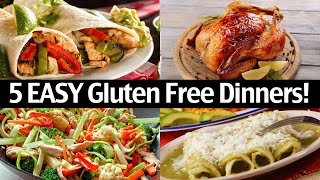 5 Easy Gluten Free Dinners Your Family Will Love [upl. by Azmah399]