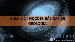 Aula 21  Noções Básicas de Geologia [upl. by Derte]