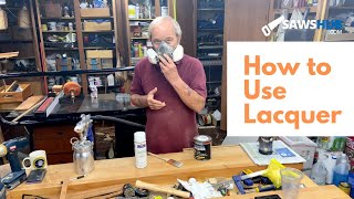 How To Use a Lacquer Finish on Wood for Staining Your Woodworking Projects [upl. by Tibbitts]