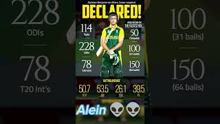 AB de villiers career snapshot🥶l Alien👽👽l abdevilliers Cricup10 career snapshot cricketshorts [upl. by Ahsinahs]